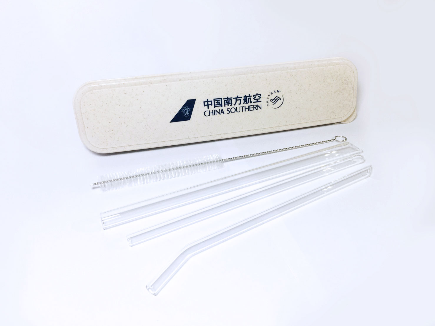 環保耐熱玻璃吸管組
