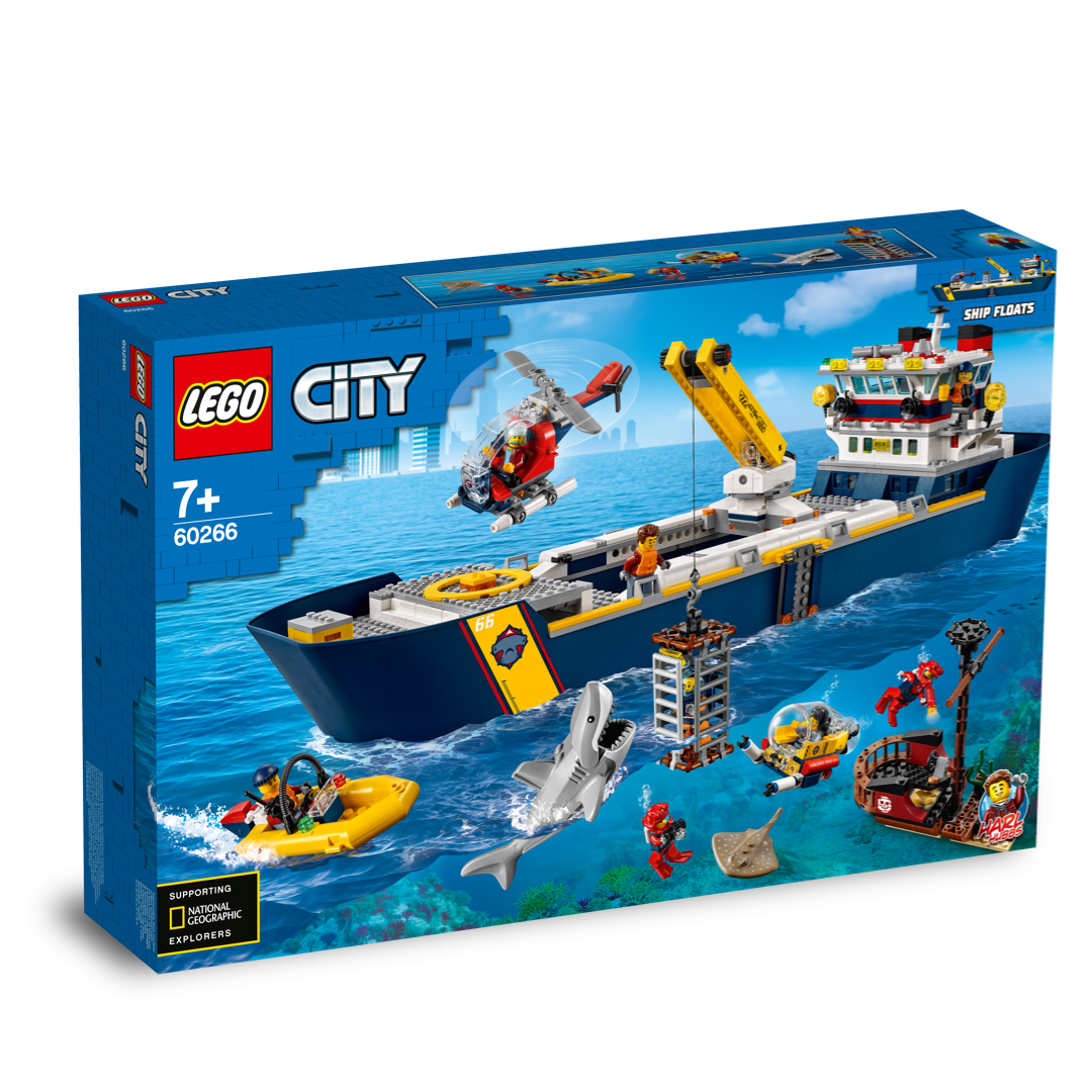 樂高城市海洋大探索系列-60266 海洋探索船
