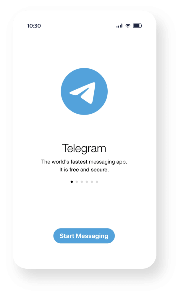 開啟Telegram