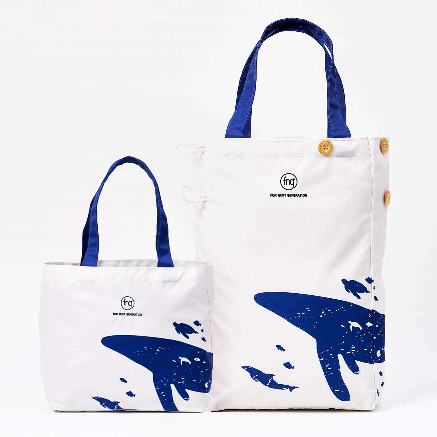 FNG藍鯨寶特袋手提款 (定價$550)+便當袋(定價$450) 1名