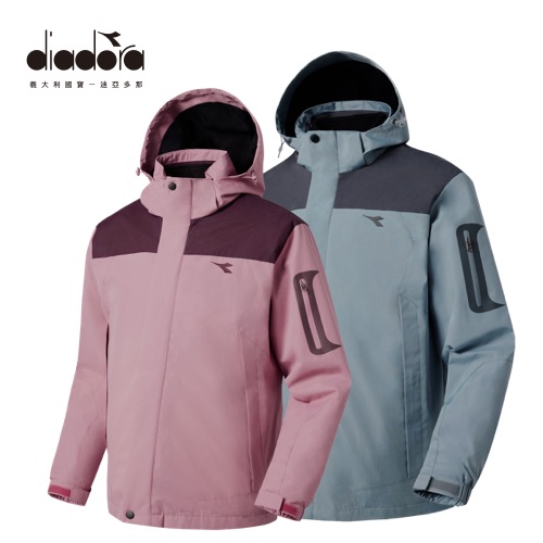 【diadora】 男女三合一機能外套