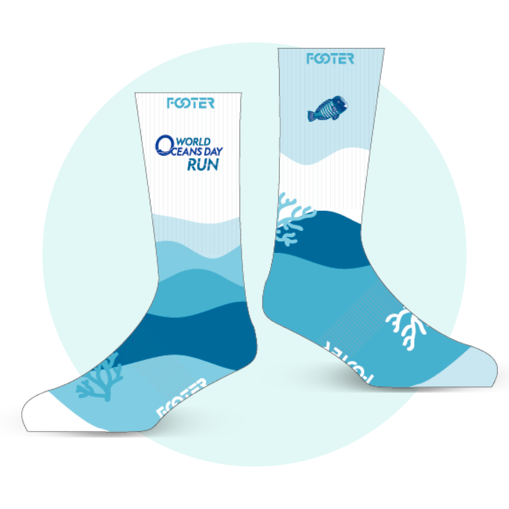 【FOOTER】海洋路跑紀念襪子