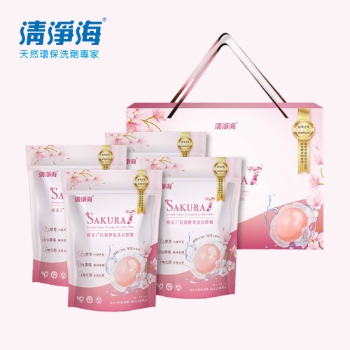 【清淨海】櫻花 7+ 洗衣膠囊禮盒