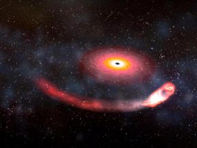 神秘重力波顯示，我們可能首度目擊黑洞吞噬死亡恆星