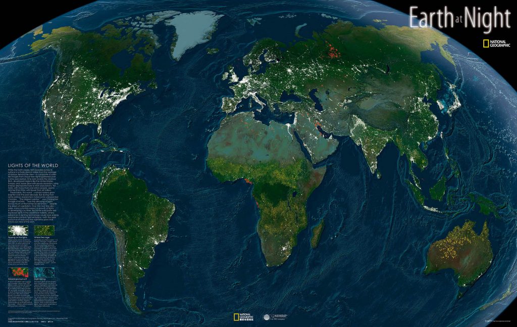 夜間世界地圖 完稿小圖 1003